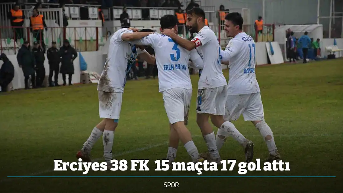 Erciyes 38 FK  15 maçta 17 gol attı