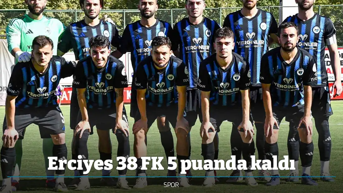 Erciyes 38 FK 5 puanda kaldı
