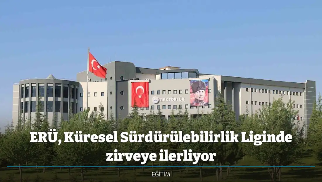 ERÜ, Küresel Sürdürülebilirlik Liginde zirveye ilerliyor