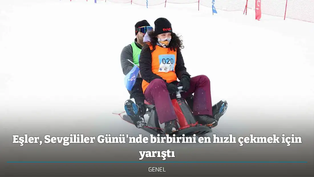 Eşler, Sevgililer Günü'nde birbirini en hızlı çekmek için yarıştı