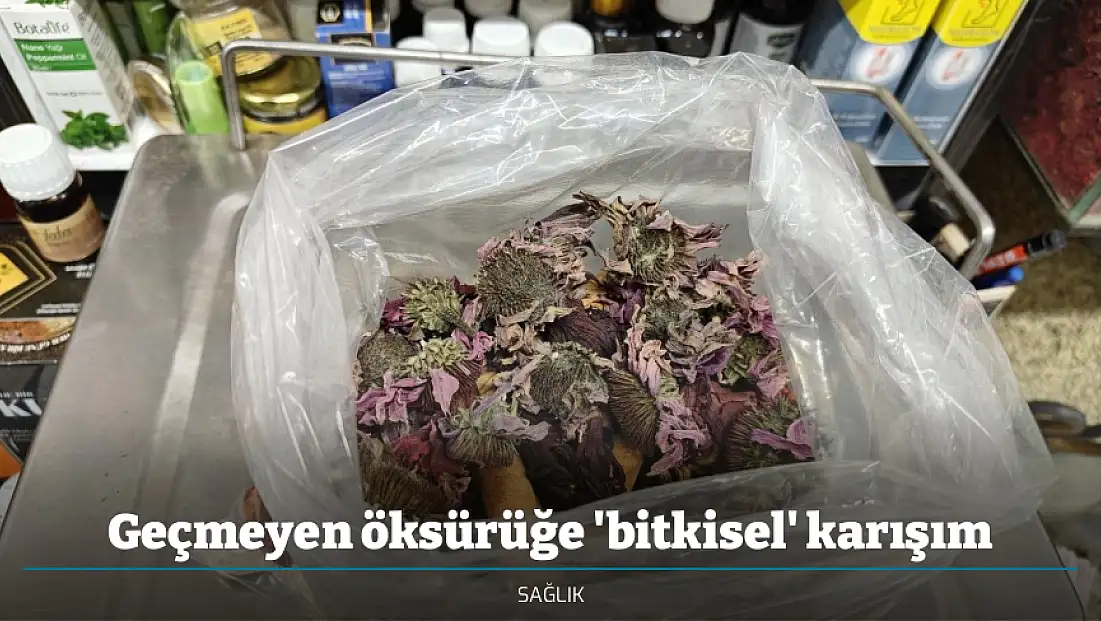 Geçmeyen öksürüğe 'bitkisel' karışım