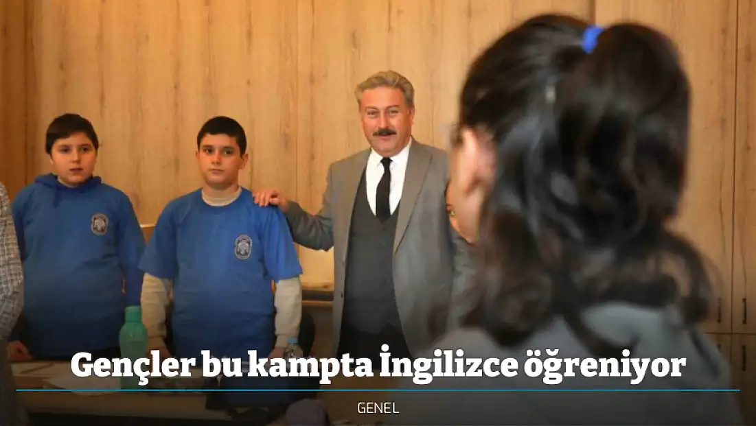 Gençler bu kampta İngilizce öğreniyor