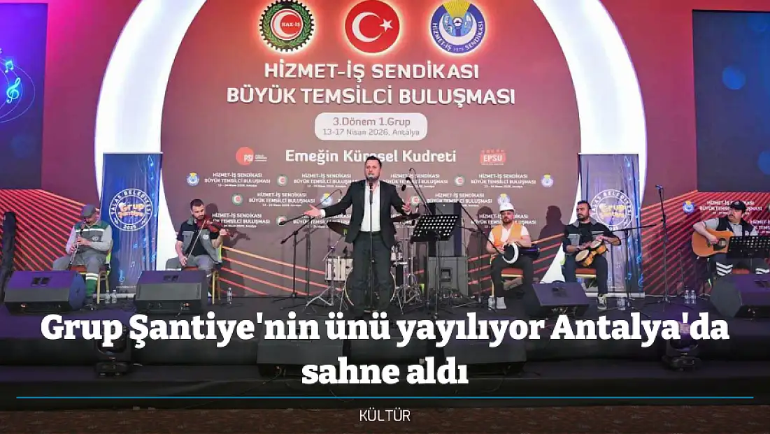 Grup Şantiye'nin ünü yayılıyor Antalya'da sahne aldı