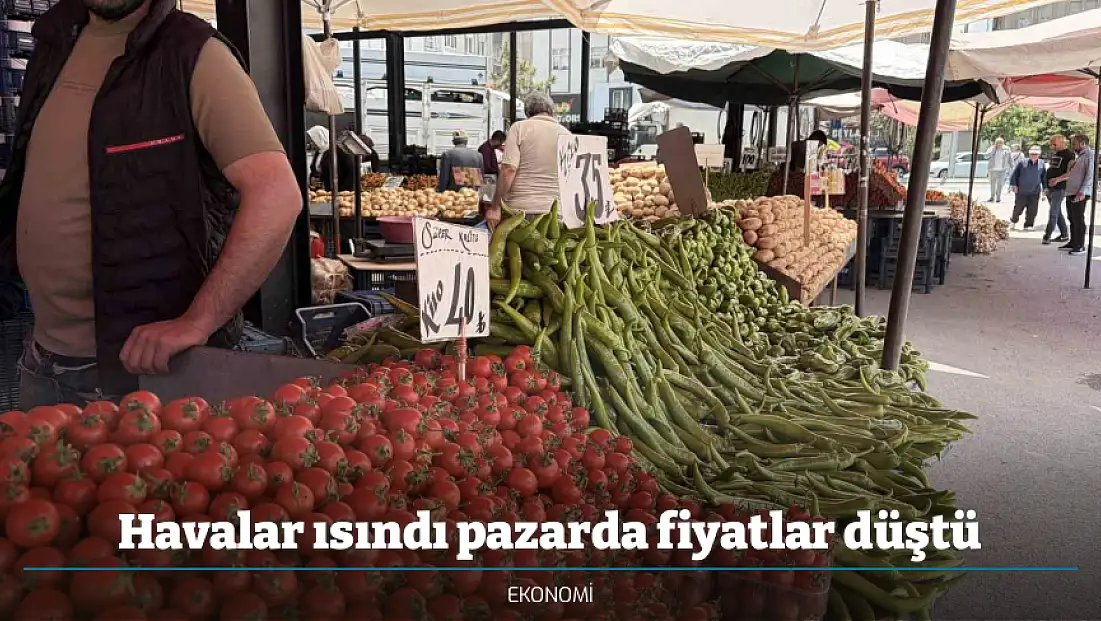 Havalar ısındı pazarda fiyatlar düştü