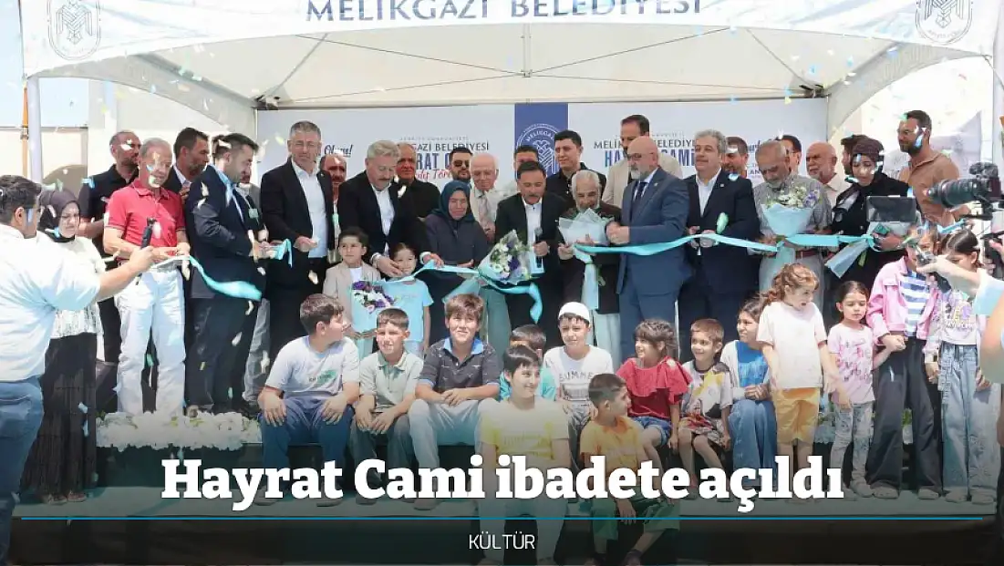 Hayrat Cami ibadete açıldı