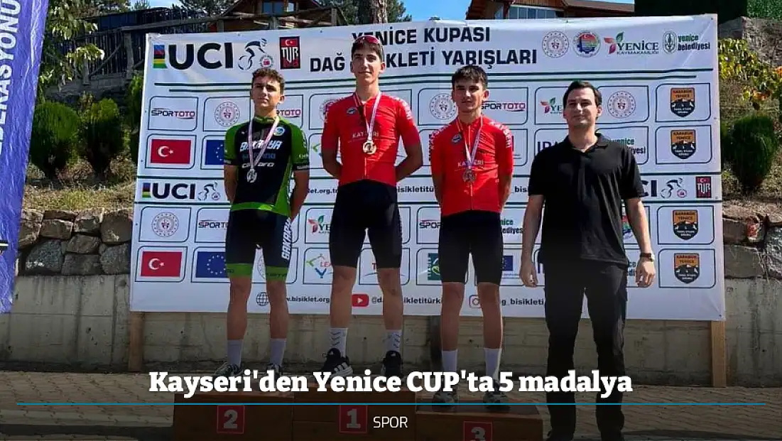 Kayseri'den Yenice CUP'ta 5 madalya