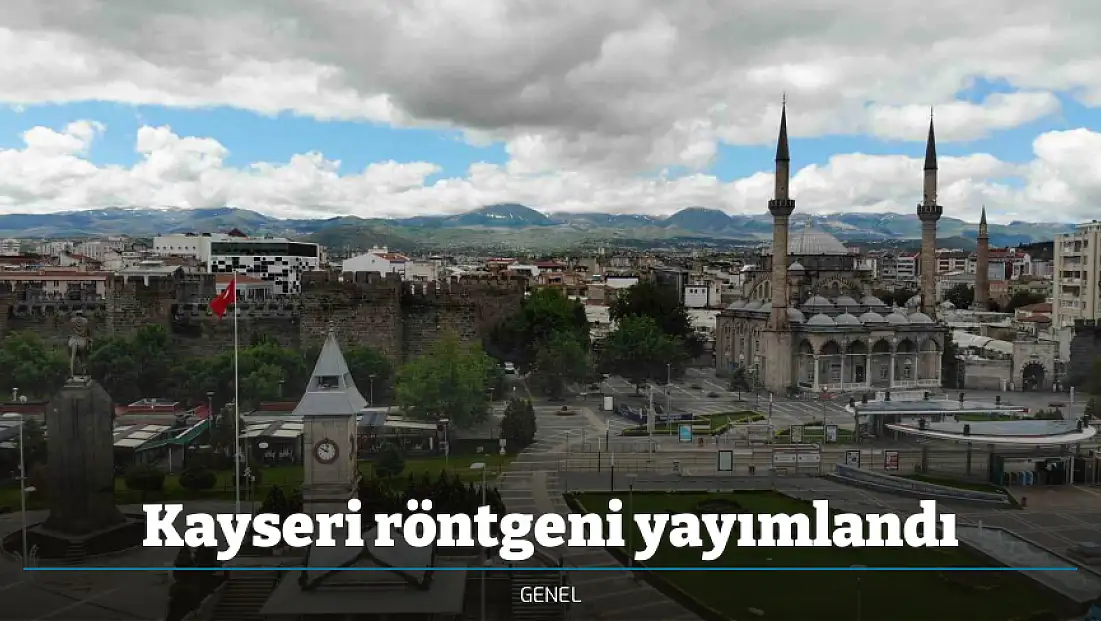 Kayseri röntgeni yayımlandı
