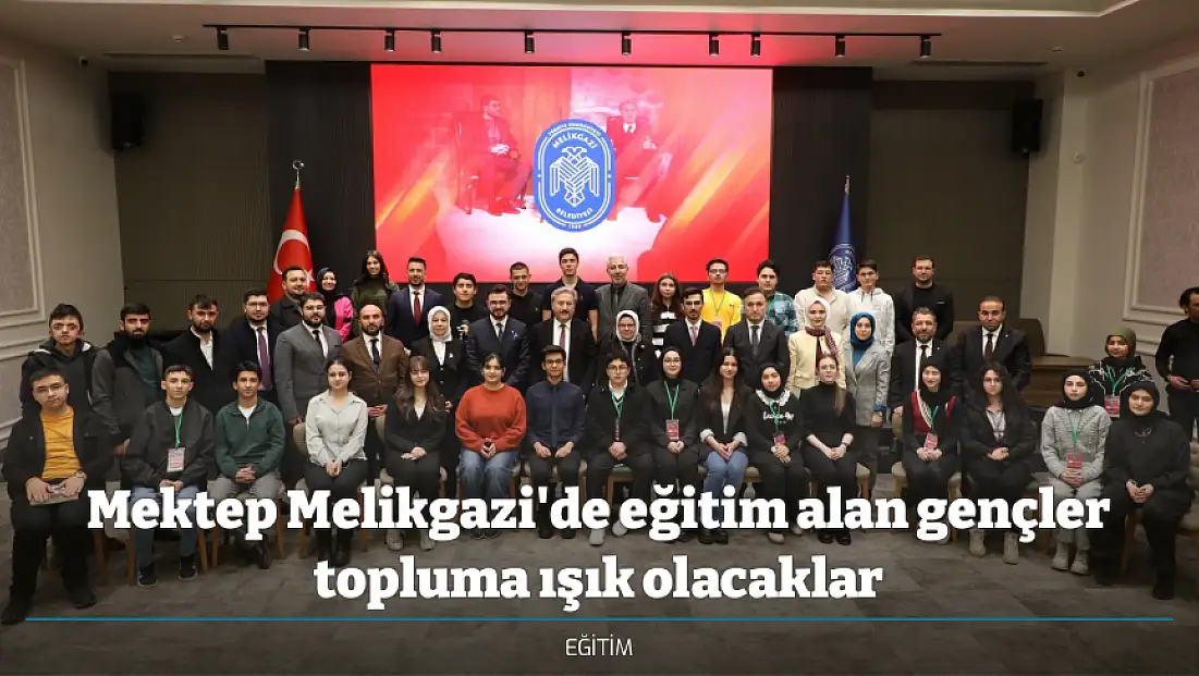 Mektep Melikgazi'de eğitim alan gençler topluma ışık olacaklar