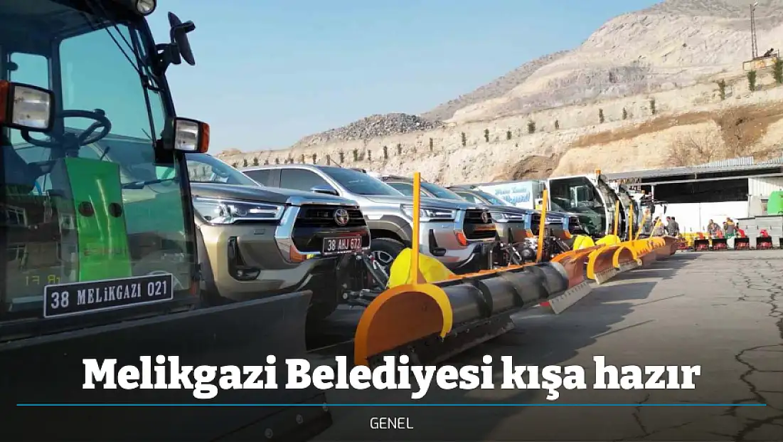 Melikgazi Belediyesi kışa hazır