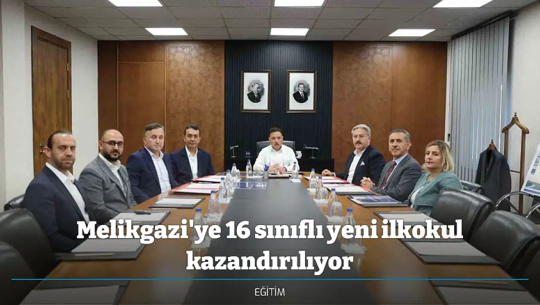 Melikgazi'ye 16 sınıflı yeni ilkokul kazandırılıyor
