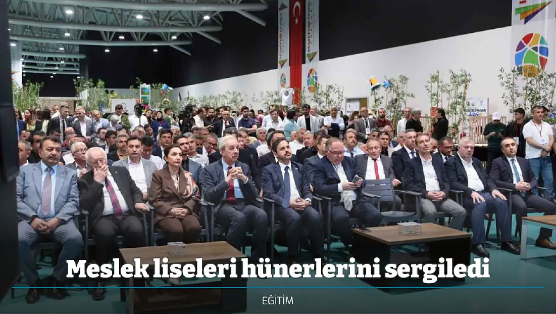 Meslek liseleri hünerlerini sergiledi