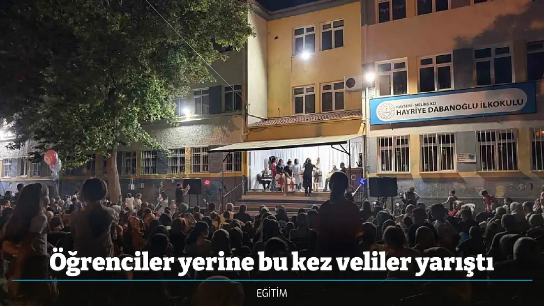 Öğrenciler yerine bu kez veliler yarıştı