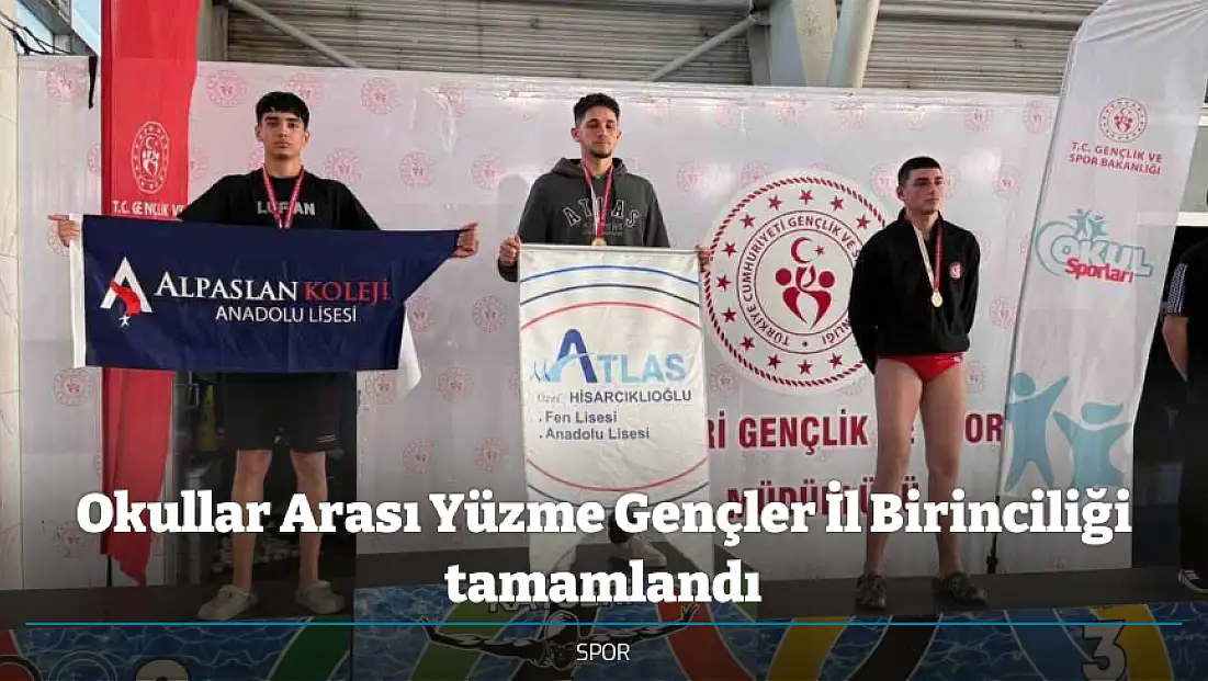 Okullar Arası Yüzme Gençler İl Birinciliği tamamlandı