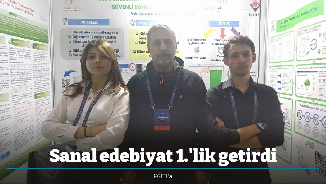 Sanal edebiyat 1.'lik getirdi