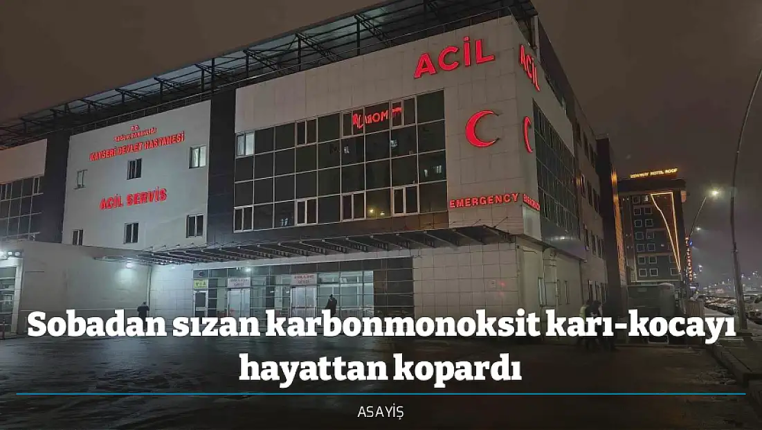 Sobadan sızan karbonmonoksit karı-kocayı hayattan kopardı