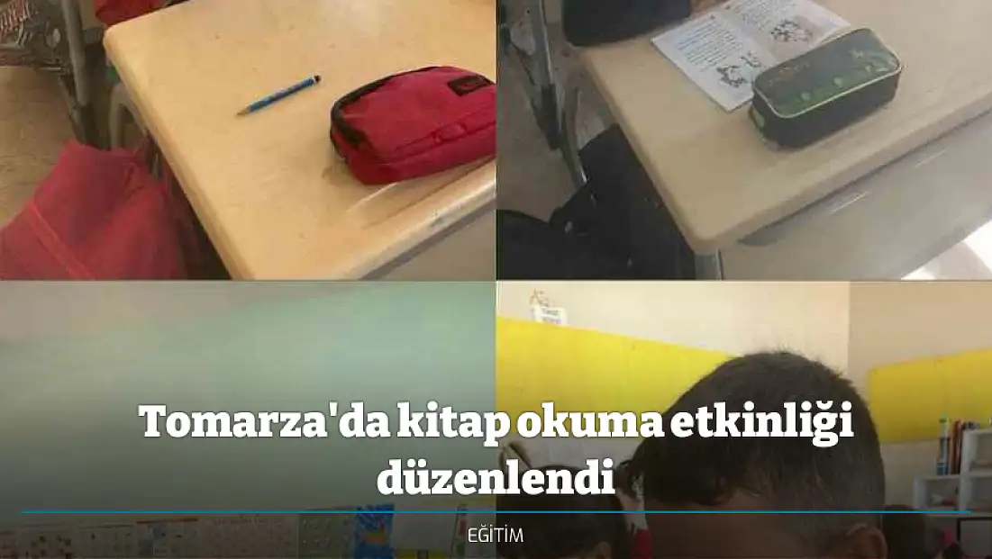 Tomarza'da kitap okuma etkinliği düzenlendi