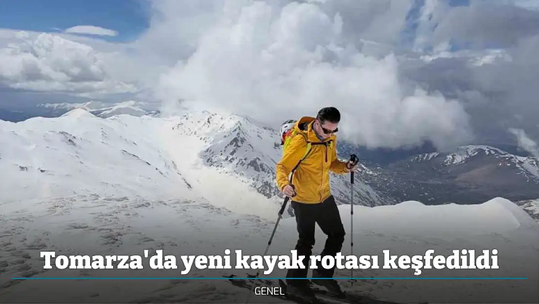 Tomarza'da yeni kayak rotası keşfedildi