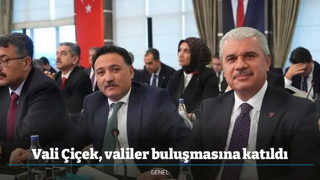 Vali Çiçek, valiler buluşmasına katıldı