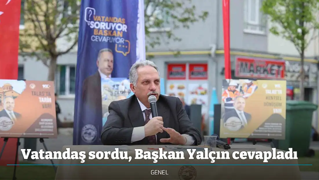 Vatandaş sordu, Başkan Yalçın cevapladı
