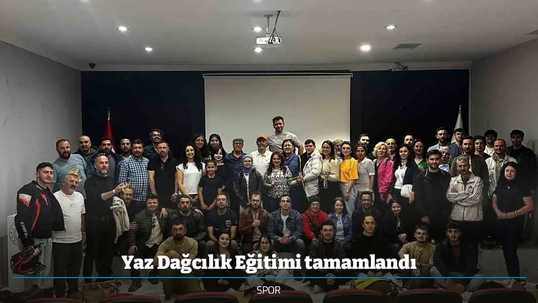 Yaz Dağcılık Eğitimi tamamlandı