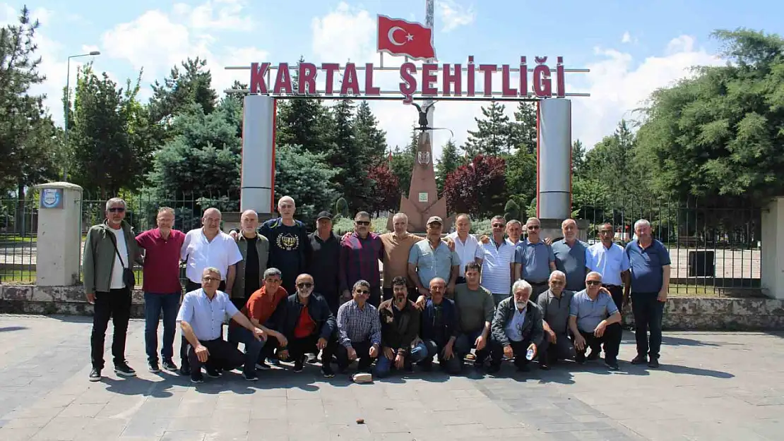 40 yıllık asker arkadaşları Kayseri'de buluştu