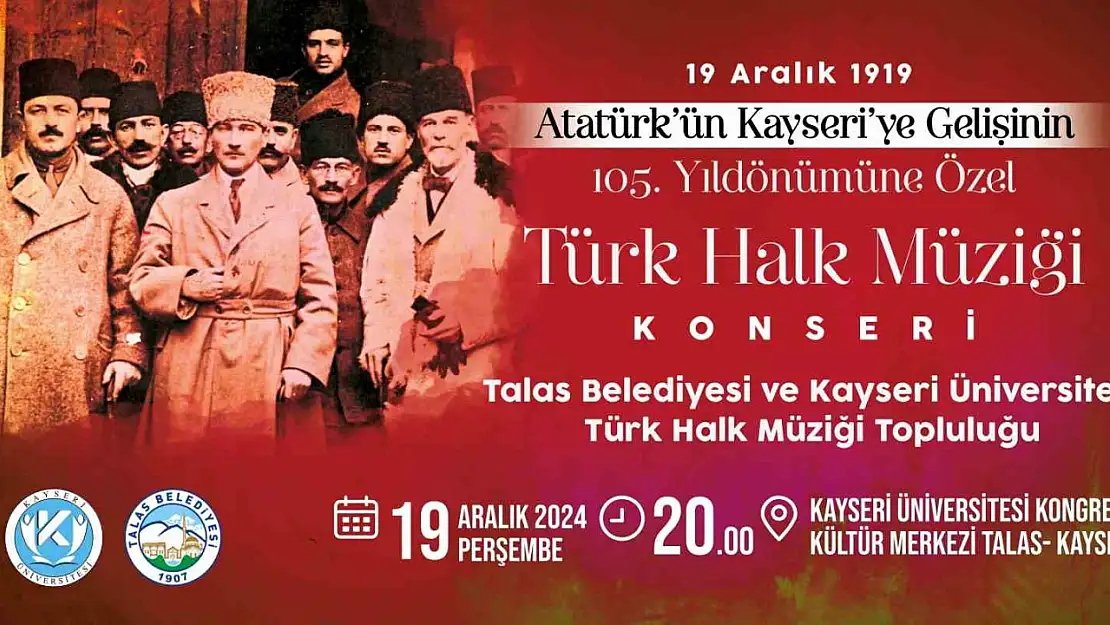 Atatürk'e özel konsere sayılı saatler