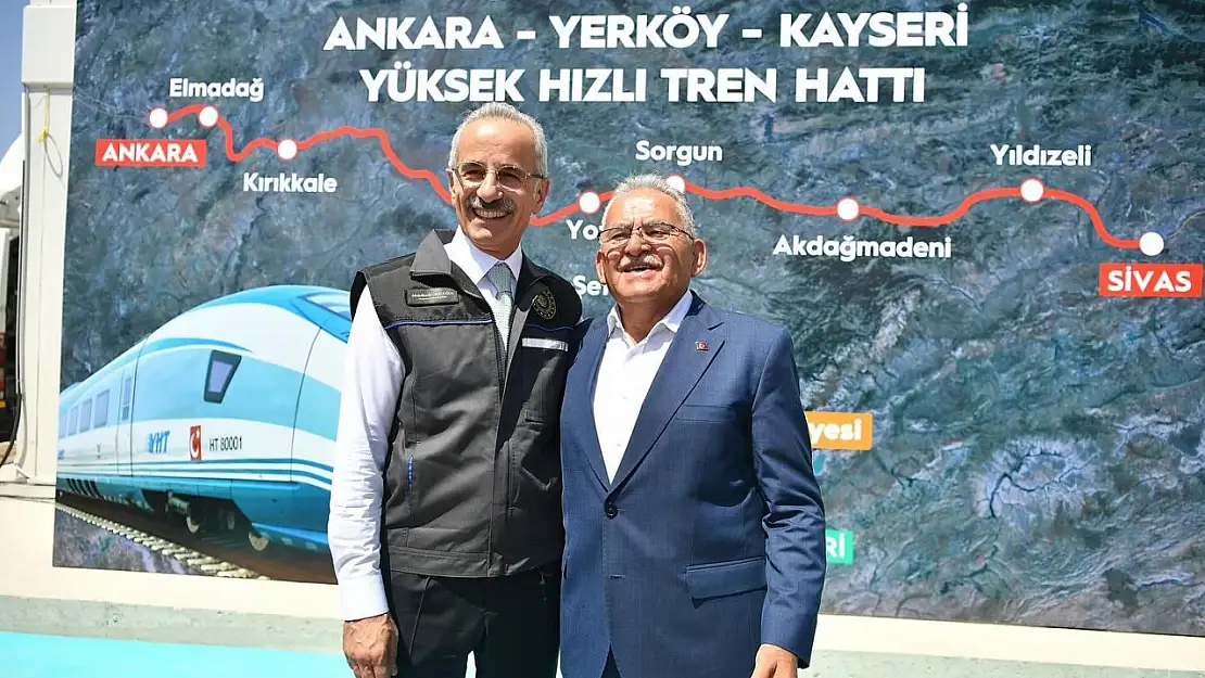 Başkan Büyükkılıç: 'Kayseri, yüksek hızlı tren ile Anadolu'nun parlayan yıldızı olacak'