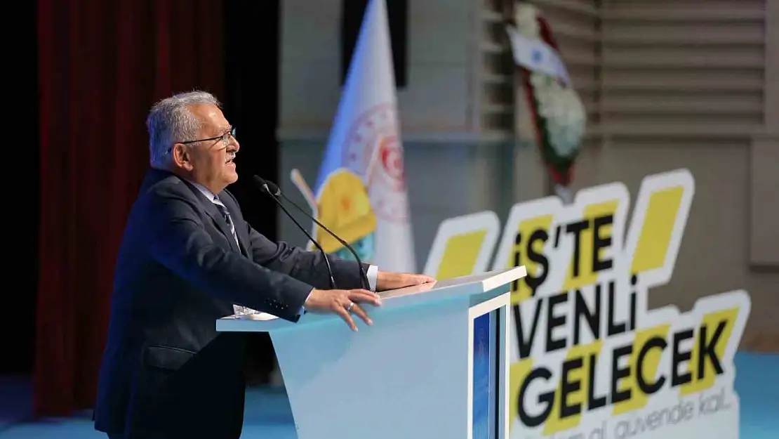 Başkan Büyükkılıç, Bakan Işıkhan ile İş Sağlığı Ve Güvenliği Fuarı Açılış Töreni'ne katıldı