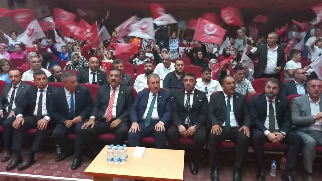 BBP Genel Başkanı Destici, Develi İlçe Kongresi'ne katıldı