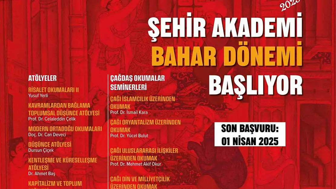 BÜSAM Şehir Akademi 2025 bahar dönemi kayıtları devam ediyor