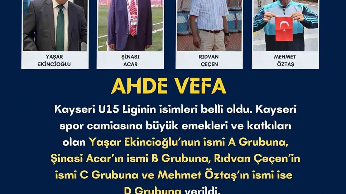 Kayseri ASKF'den ahde vefa örneği