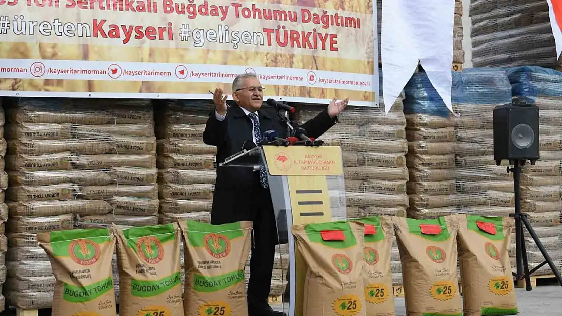 Kayseri Büyükşehir Belediyesi'nden tarımsal üreticiye 783 milyon TL'lik dev destek