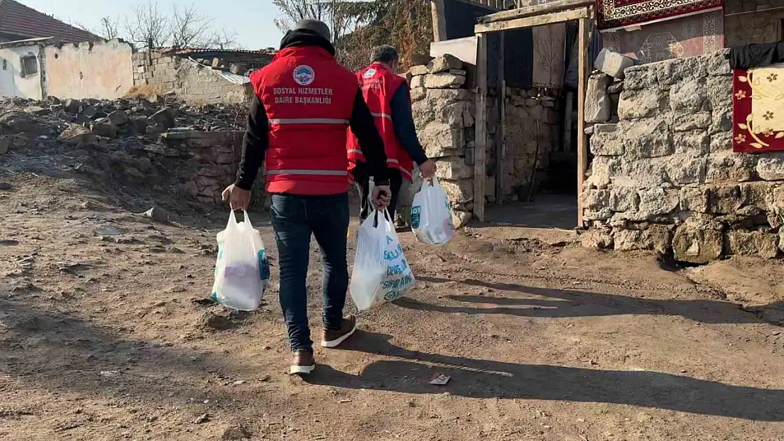 Kayseri Büyükşehir'den ihtiyaç sahibi aileye yardım eli