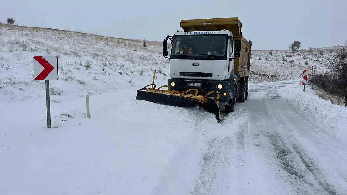 Kayseri'de 38 yol ulaşıma kapalı