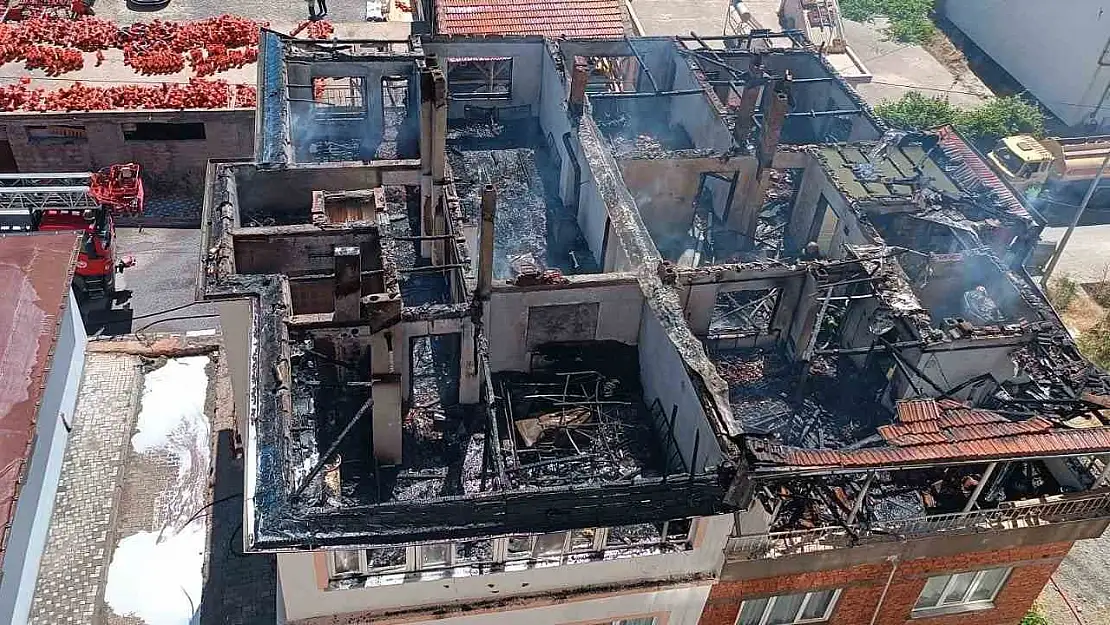 Kayseri'de ev yangını