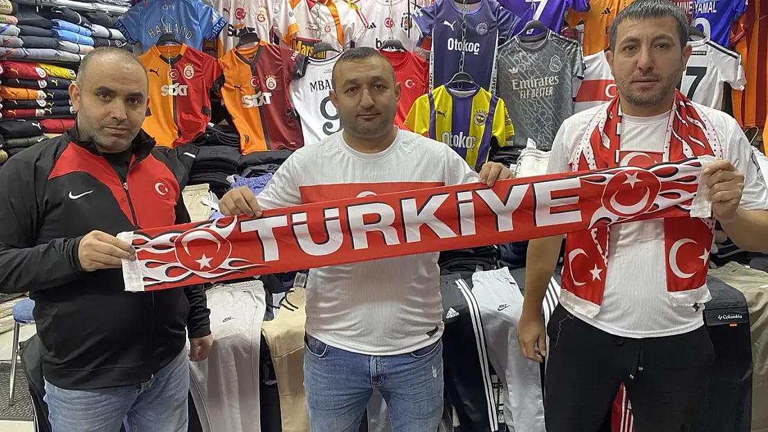 Kayseri'de milli takım formalarının satışı arttı