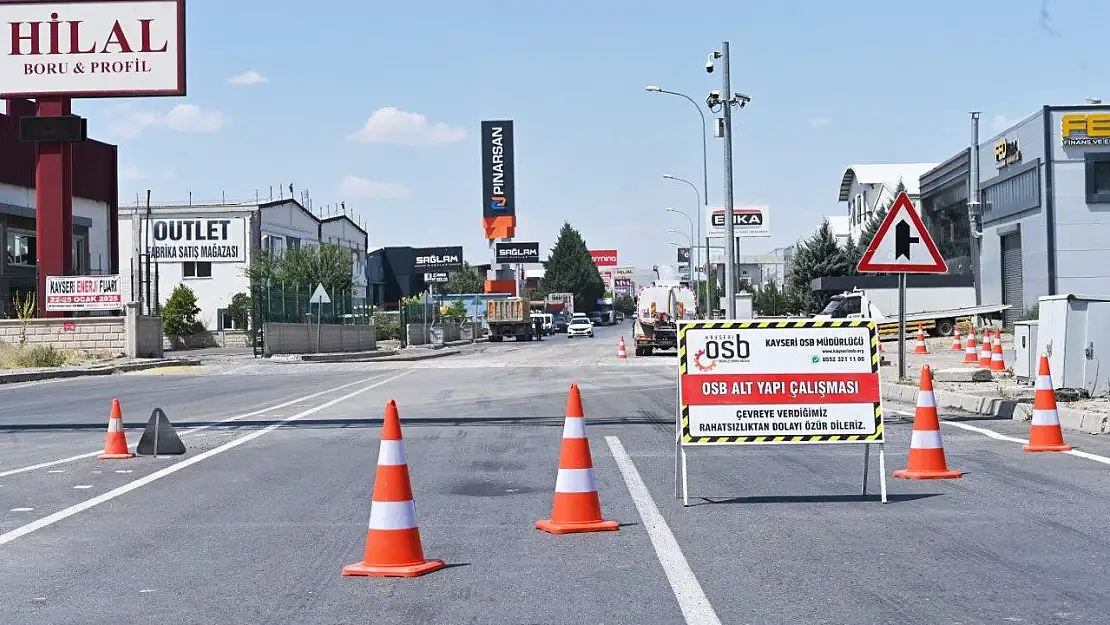Kayseri OSB'de 2025 asfalt sezonu açıldı