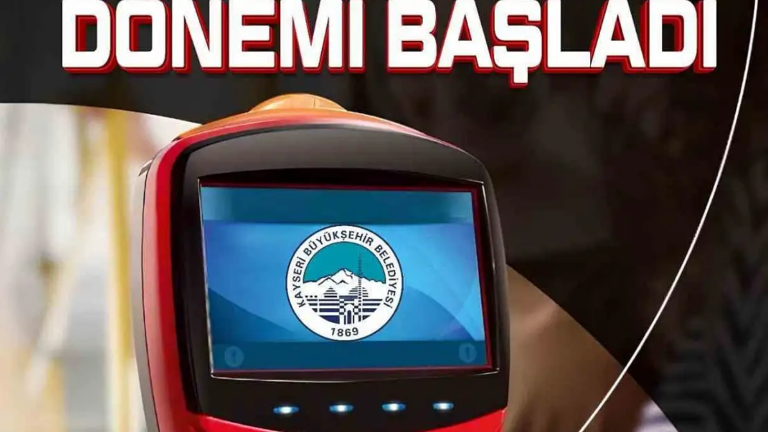 Kayseri toplu ulaşımında 'Troy kart' dönemi