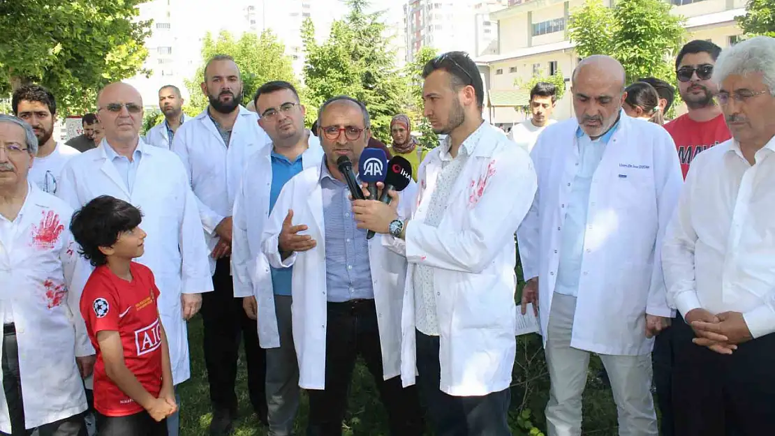 Kayserili hekimler, Gazzeli çocuklar için fidan dikti