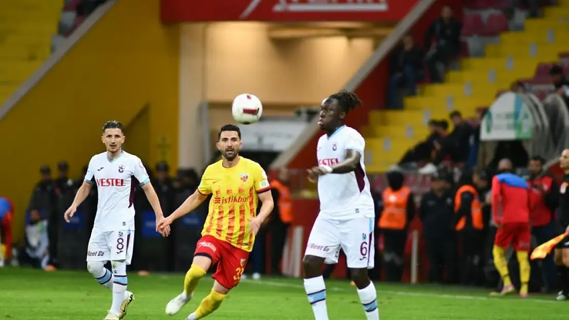Kayserispor Trabzon'a gitti