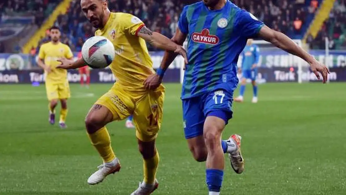 Kayserispor Rize'de 6 maçtır kazanamıyor