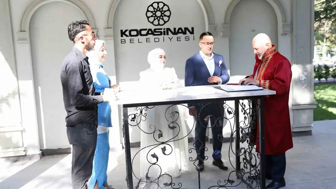 Kocasinan'da '07.07.2025' tarihinde 25 nikah kıyıldı