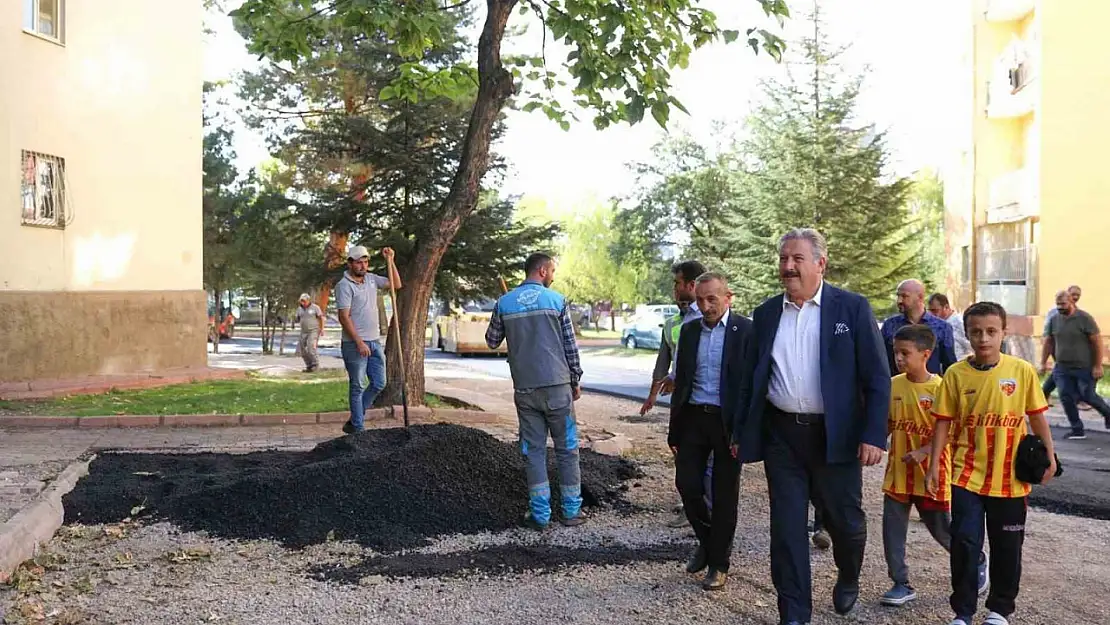 Melikgazi Belediyesi'nden kapsamlı asfalt çalışması