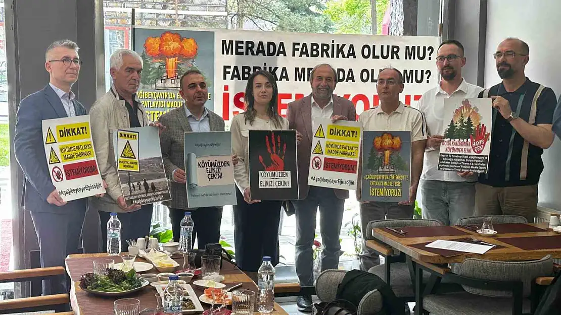 Merada yapılmak istenen patlayıcı tesisine tepki