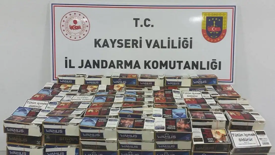 Nakliye aracında 40 bin adet kaçak sigara bulundu