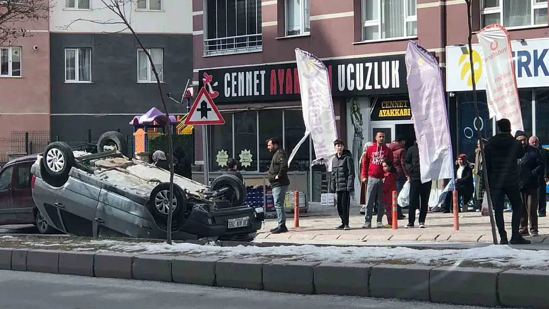 Otomobil takla attı: 1 yaralı