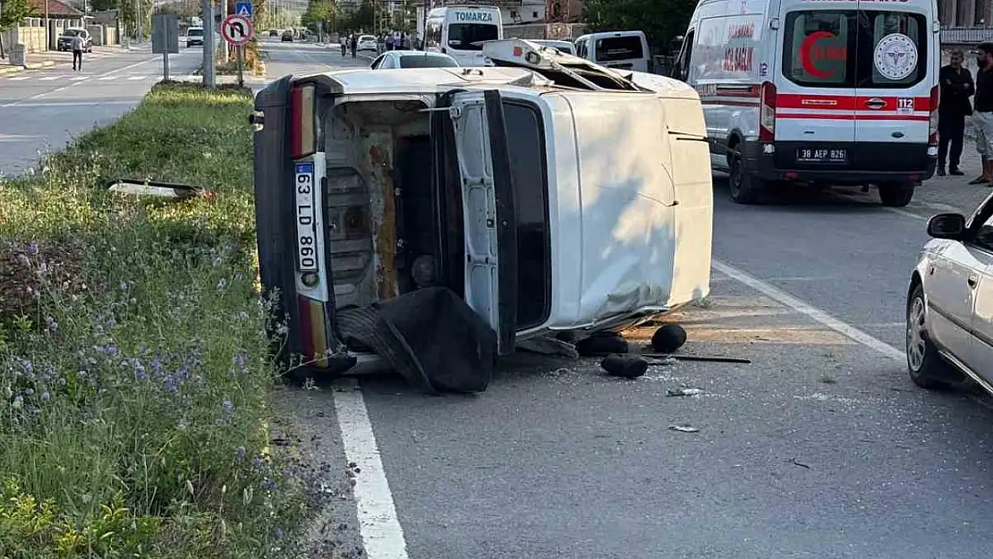 Otomobil takla attı: 3 yaralı