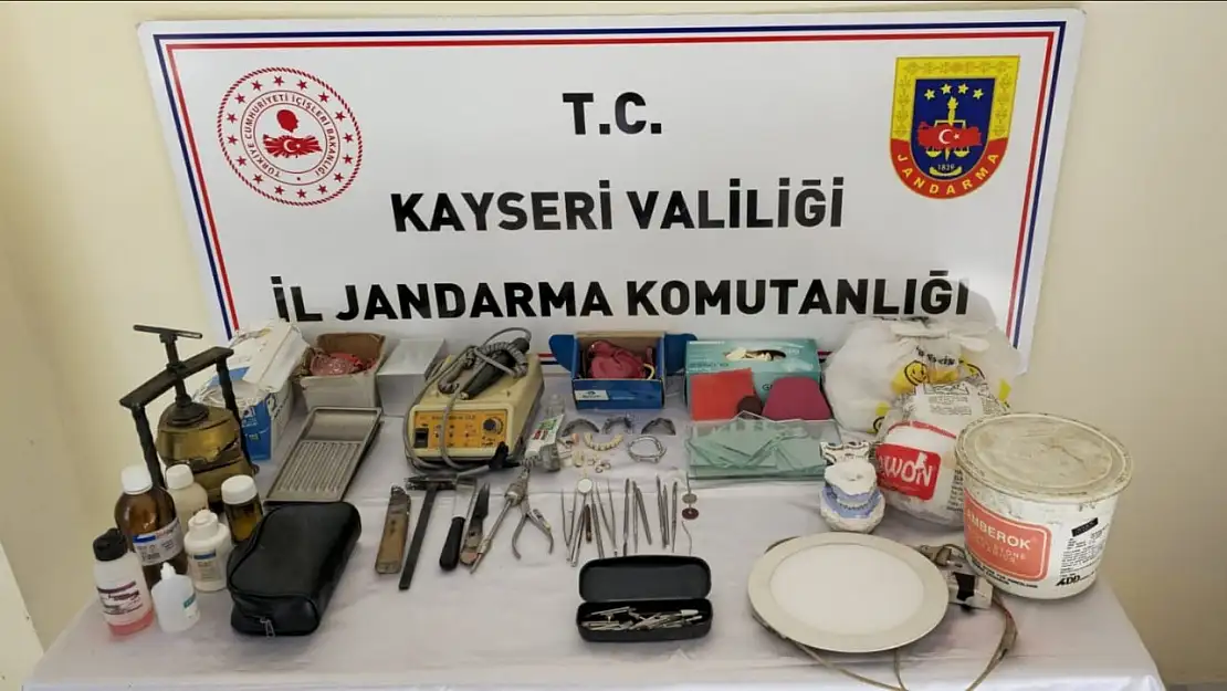 Sahte diş hekimini jandarma yakaladı