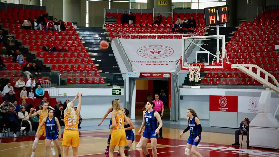 Türkiye Kadınlar Basketbol Süper Ligi: Melikgazi Kayseri Basket: 93 - Bodrum Basketbol: 43