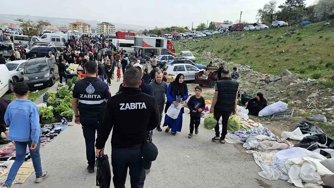 Zabıtadan Bitpazarı'na sıkı denetim